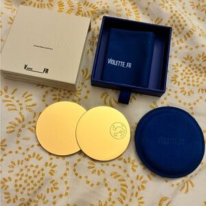 Gold Compact Mirror Set
